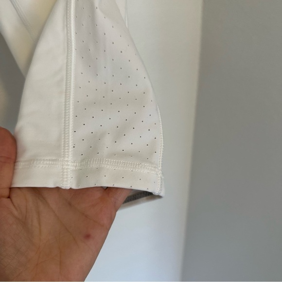 Lululemon Mind Over Miles Crop Leggings 17" Inseam White Size 10 Women’s - Picture 7 of 10